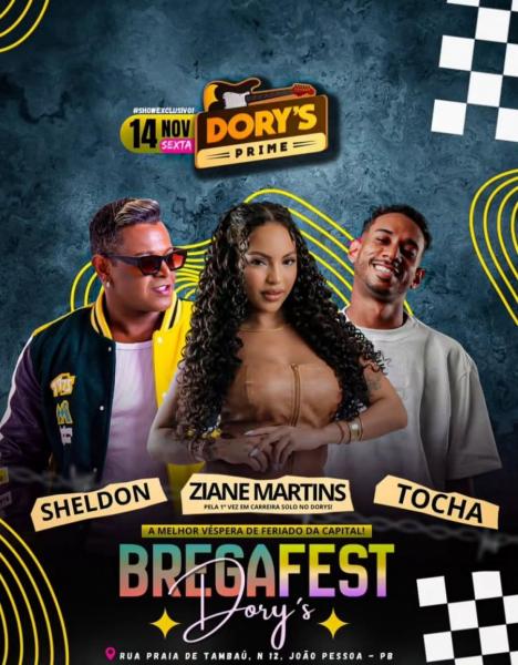 Ziane Martins, Sheldon e Tocha - Brega Fest Dory´s