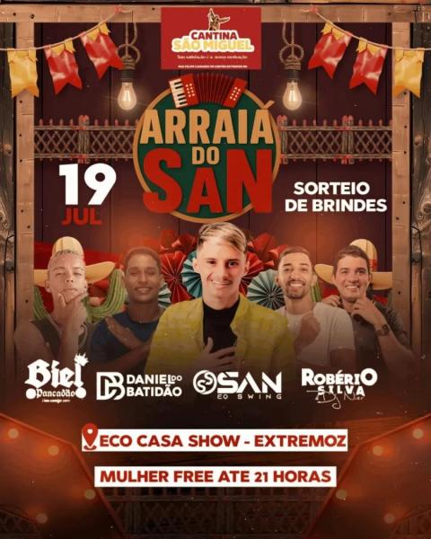 Biel Pancadão, Daniel do Batidão, San & O Swing e Robério Silva - Arraiá do San 2025