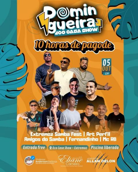 Extremoz Samba Fest, Art Perfil, Amigos do Samba, Fernandinho e Mc RB - Domingueira