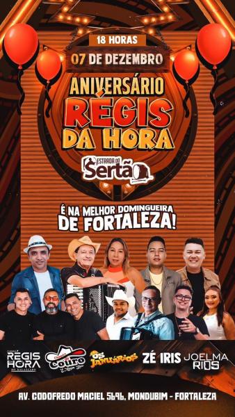 Chápeu de Couro, Régis Hora, Zé Iris e Joelma Rios