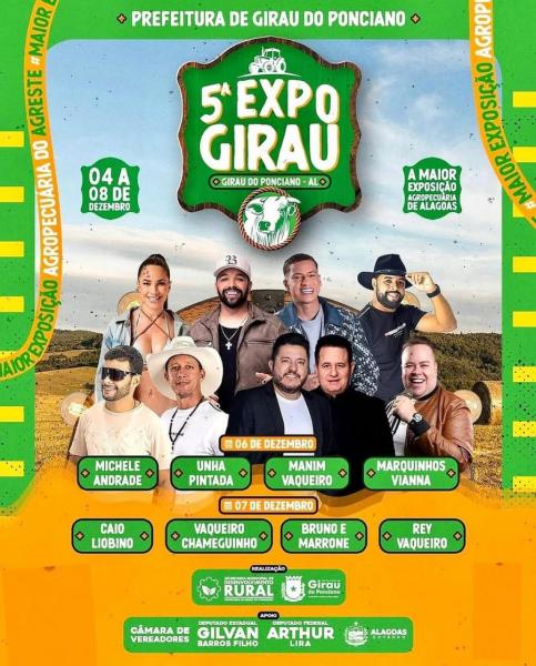 Michele Andrade, Unha Pintada, Manim Vaqueiro e Marquinhos Vianna - 5º Expo Girau 2025