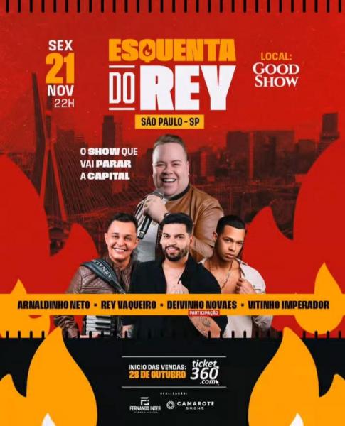 Rey Vaqueiro, Arnaldinho Netto, Deivinho Novaes e Vitinho Imperador - Esquenta do Rey