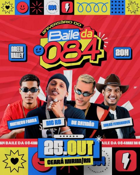 Mc RB, Matheus Farra, DK Batidão e Lukas Fernandes - Baile da 084