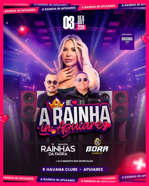 Amanda Rainhas da Farra e Bora Farrear - A Rainha in Apuiarés