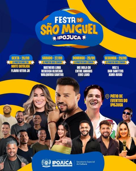 Mc Bola CH, Entre Amigos e Eric Land - Festa de São Miguel