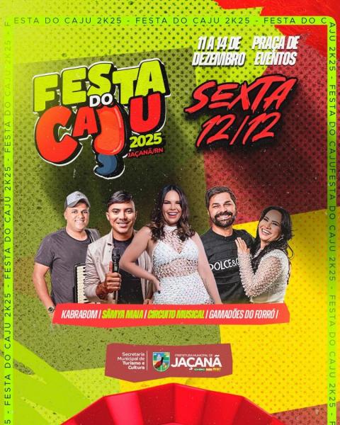 Kabrabom, Sâmya Maia, Circuito Musical e Gamadões do Forró - Festa do Caju 2025