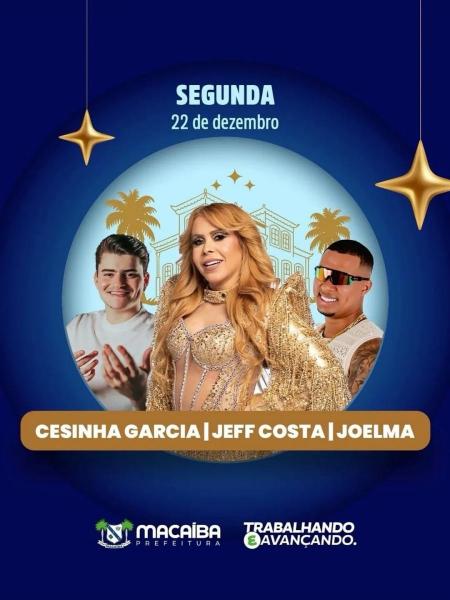 Jeff Costa, Cesinha Garcia e Joelma