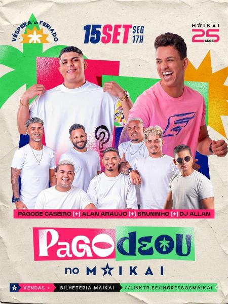 Pagode Caseiro, Alan Araújo, Bruninho e Dj Allan - Pagodeou no Maikai