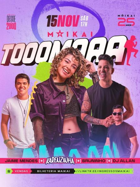 Karenzinha, Jaime Mendes, Bruninho e Dj Allan