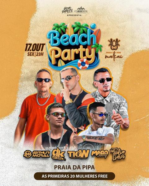 Arthur Moral, DK Batidão, TioW, Mago Jonny e Vai Tulio Lima - Beach Party