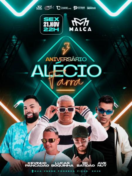 Alécio Farra, Kevinho Pancadão, Lucas Boquinha, DK Batidão e Avenuy