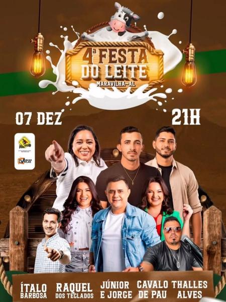 Raquel dos Teclados, Ítalo Barbosa, Júnior & Jorge, Cavalo de Pau e Thalles Alves - 4ª Festa do Leite 2025