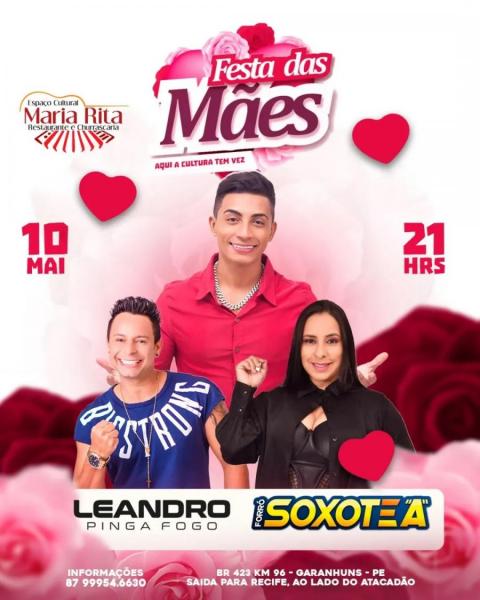Leandro Pinga Fogo e Forró Soxote A - Festa das Mães