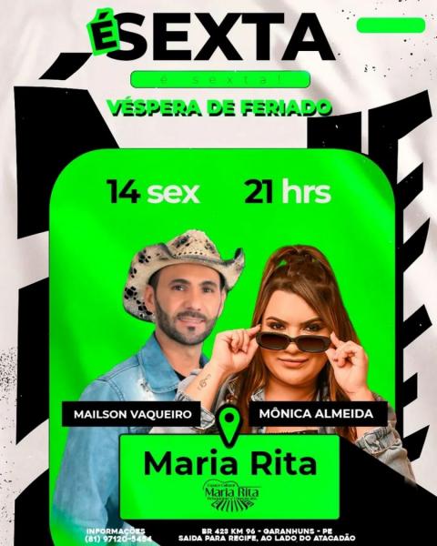 Mailson Vaqueiro e Mônica Almeida