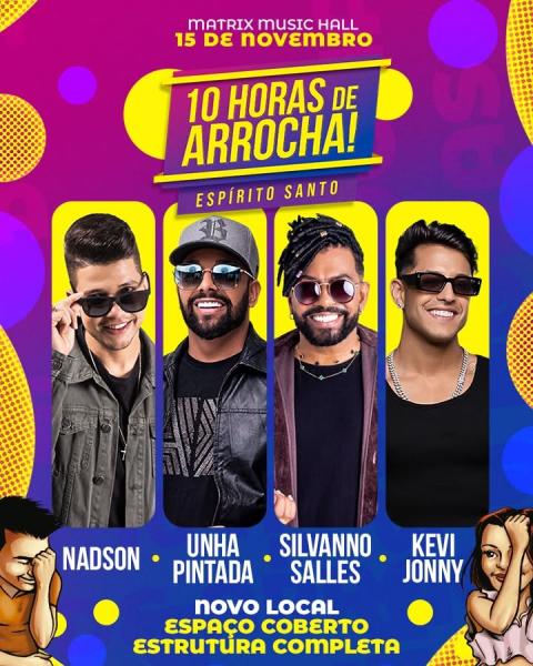 Nadson, Unha Pintada, Silvanno Salles e Kevi Jonny