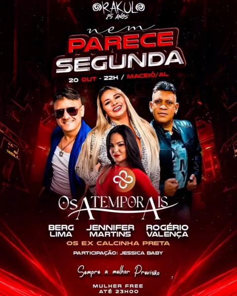 Jennifer Martins, Berg Lima e Rogério Valença - Os Atemporais
