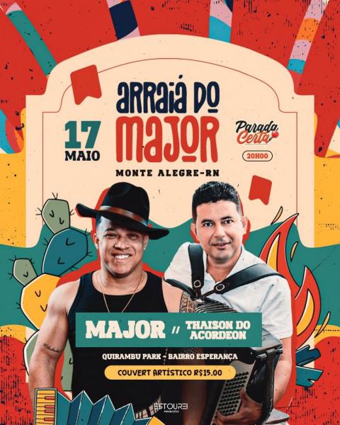 Major e Thaison do Acordeon - Arraiá do Major
