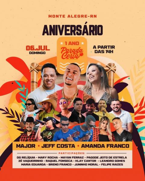 Major, Jeff Costa e Amanda Franco