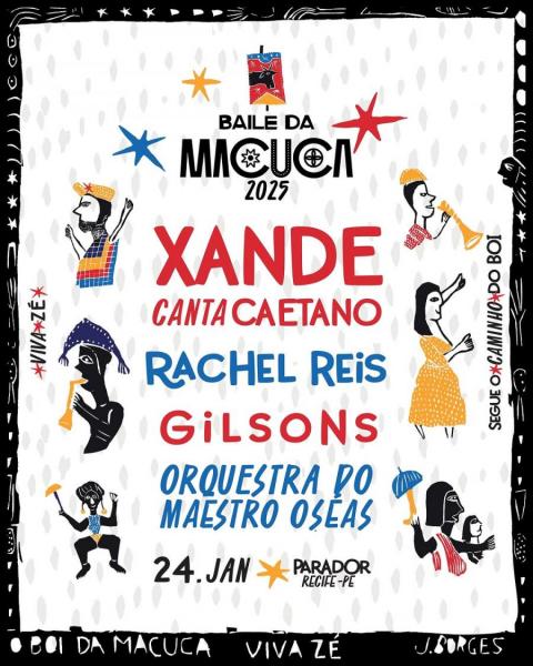 Xande canta Caetano, Rachel Reis, Gilsons e Orquestra do Maestro Oséas - Baile da Macuca 2025