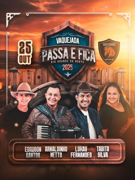 Arnaldinho Netto, Lukas Fernandes, Ediwson Santos e Tabita Silva - Vaquejada de Passa e Fica 2025