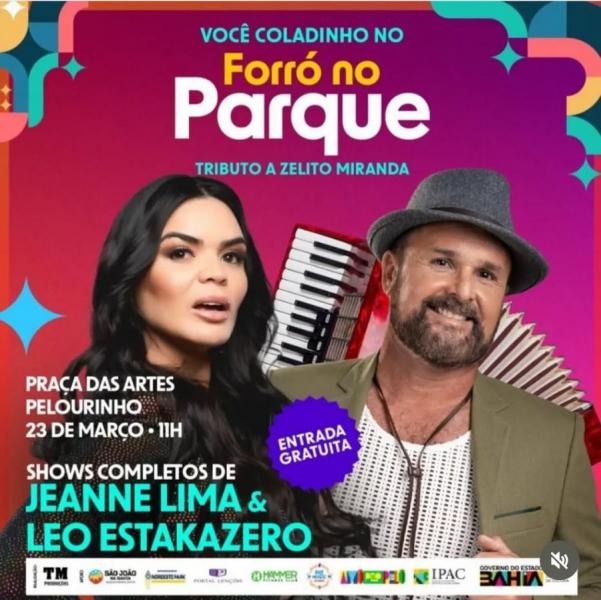 Jeanne Lima e Leo Estakazero - Forró no Parque