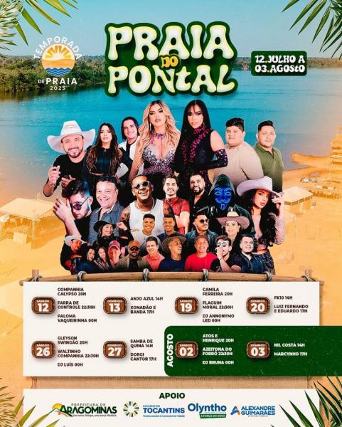 Gleydson Swingão, Waltinho & Companhia e Dj Luís - Praia do Pontal 2025