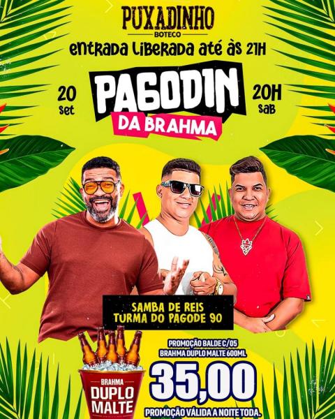 Samba de Reis e Turma do Pagode 90 - Pagodin da Brahma