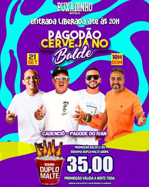 Cadenciô e Pagode do Ivan - Pagodão Cerveja no Balde