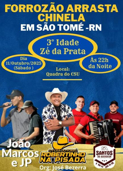 Robertinho na Pisada, João Marcos & JP e Santos do Acordeon - Forrozão Arrasta Chinela