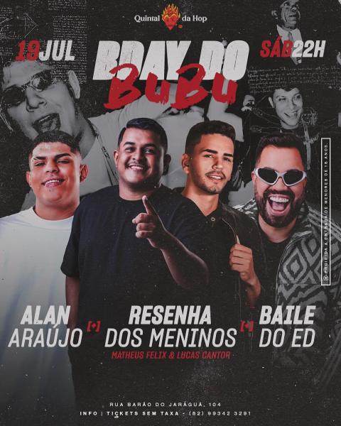 Alan Araújo, Resenha dos Meninos e Baile do ED