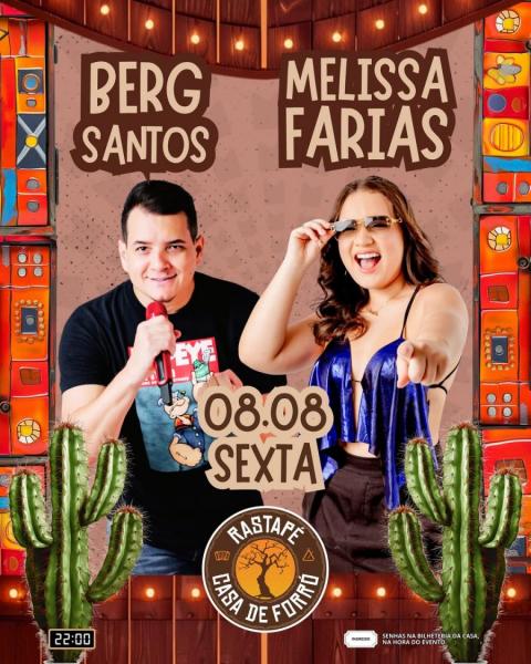 Berg Santos e Melissa Farias