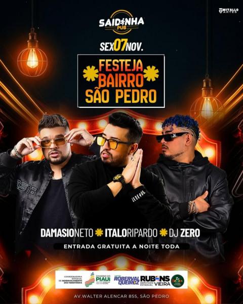 Damasio Neto, Italo Ripardo e Dj Zero - Festeja Bairro São Pedro