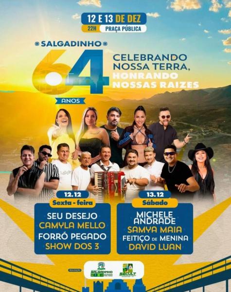 Seu Desejo, Camyla Mello, Forró Pegado e Show dos 3