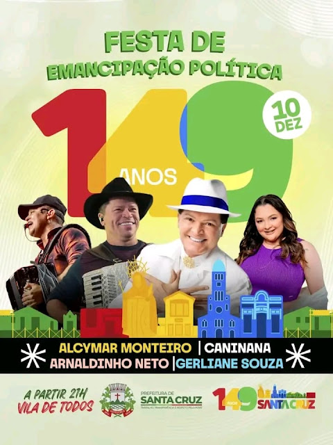 Alcymar Monteiro, Caninana, Arnaldinho Netto e Gerliane Souza