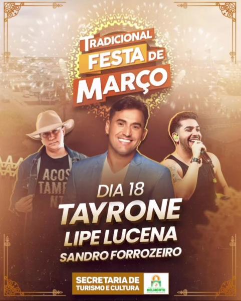 Tayrone, Lipe Lucena e Sandro Forrozeiro
