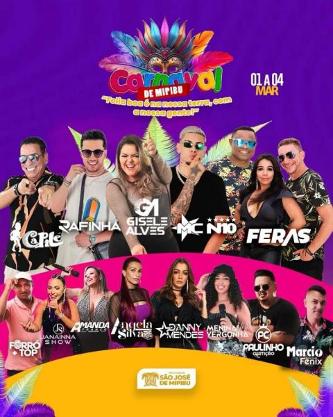 Banda Fênix, Janaína e Forró Mais Top - Carnaval de São José do Mipibu 2025