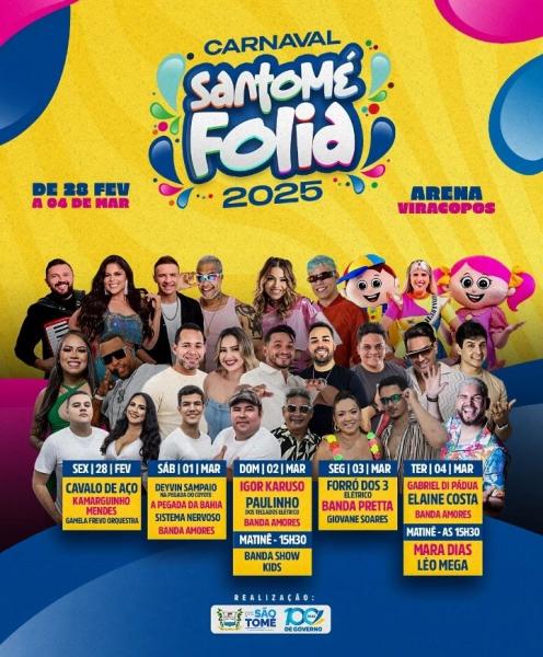 Gabriel Di Pádua, Elaine Costa e Banda Amores - Santomé Folia 2025