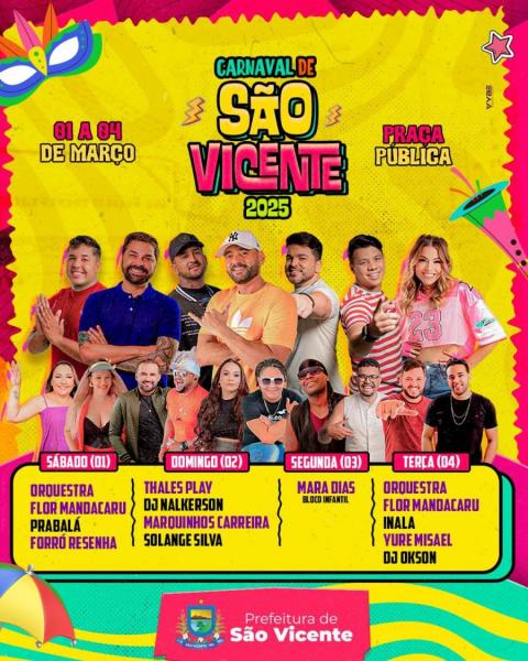 Orquestra Flor de Mandacaru, Prabalá e Forró Resenha - Carnaval de São Vicente 2025