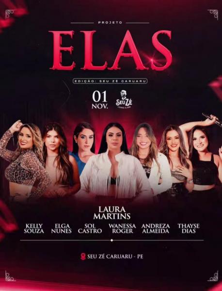 Laura Martins, Kelly Souza, Elga Nunes, Sol Castro, Wanessa Roger, Andreza Almeida e Thayse Dais - Projeto Elas