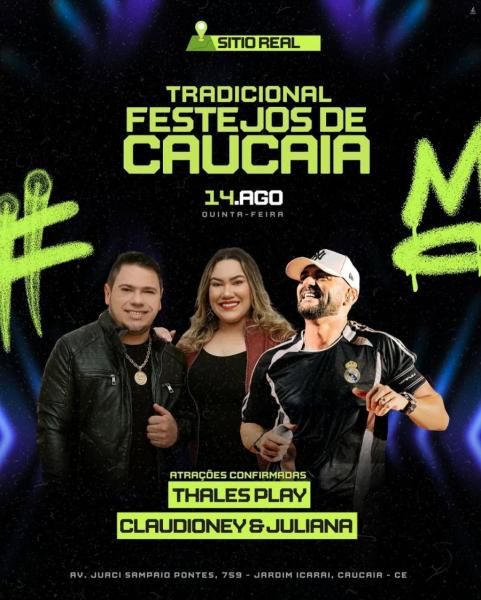 Forró Real, Café Coado, Thales Play e Claudioney & Juliana