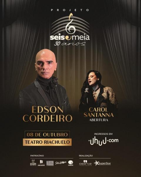 Edson Cordeiro e Carol Santana