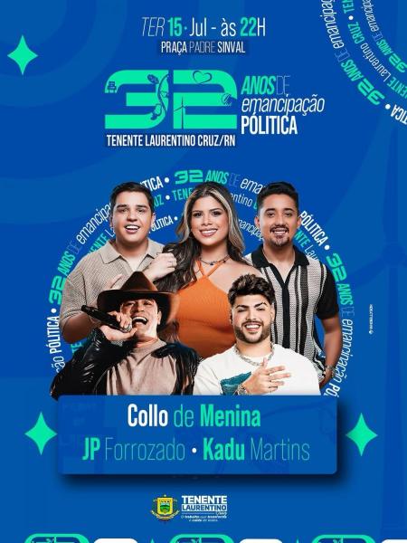 Collo de Menina, JP Forrozado e Kadu Martins