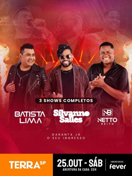 Batista Lima, Silvanno Salles e Netto Brito