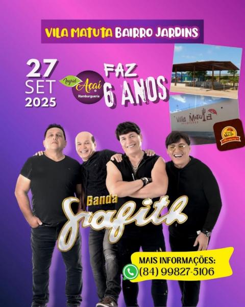 Banda Grafith e Ailton Forró das Antigas - 6 anos do Açaí da Ingrid