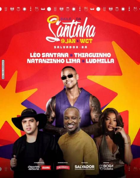 Léo Santana, Thiaguinho, Natanzinho Lima e Ludmilla - Baile da Santinha