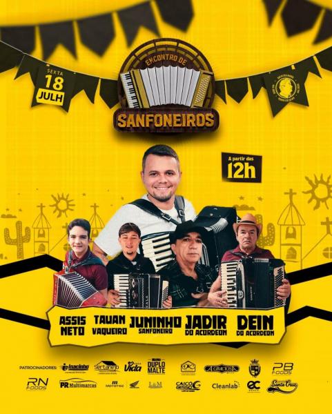 Assis Neto, Tauan Vaqueiro, Juninho Sanfoneiro, Jadir do Acordeon e Dein do Acordeon - Encontro de Sanfoneiros