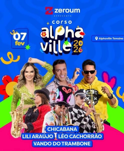 Chicabana, Lili Araújo, Léo Cachorrão e Vando do Trombone - Corso Alphaville 2026