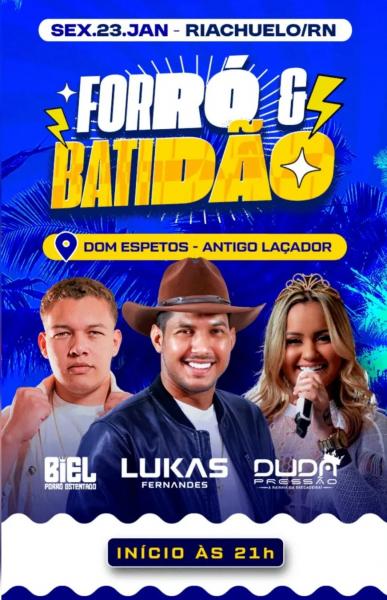 Lukas Fernandes, Biel e Duda Pressão - Forró & Batidão
