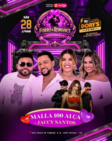 Malla 100 Alça e Jaccy Santos - Forró & Romance