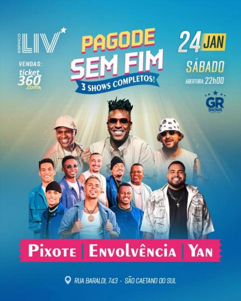 Pixote, EnvolvÊncia e Yan - Pagode Sem Fim